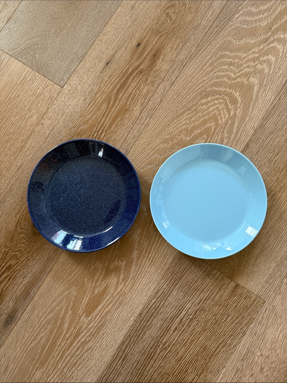 Iittala Teena Plates in Navy and Light Blue